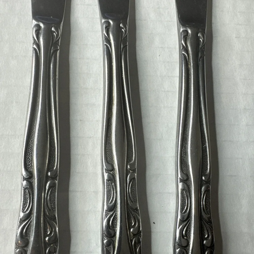AUBERGE Korea Stanley‎ Robert 3 Butter Knives Stainless